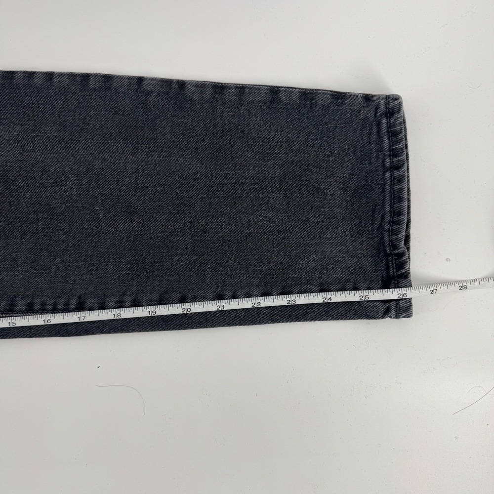 Old Navy High Rise O.G. Straight Leg 90s Minimalist Black Wash Jeans Size 6 - Picture 5 of 9